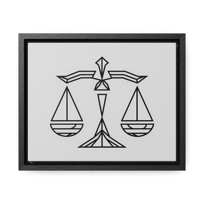 Balance of Justice - Gallery Canvas Wraps, Horizontal Frame