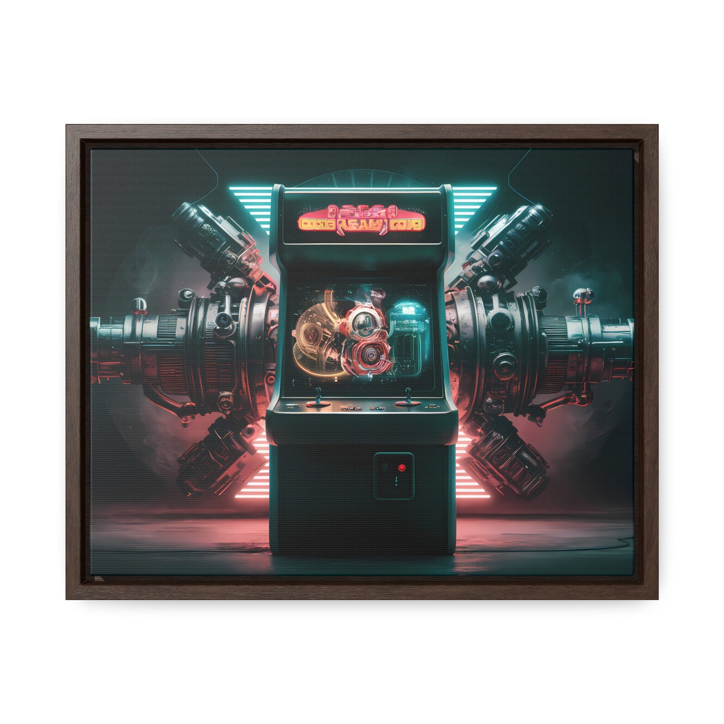 Quantum Arcade Revolution - Gallery Canvas Wraps, Horizontal Frame