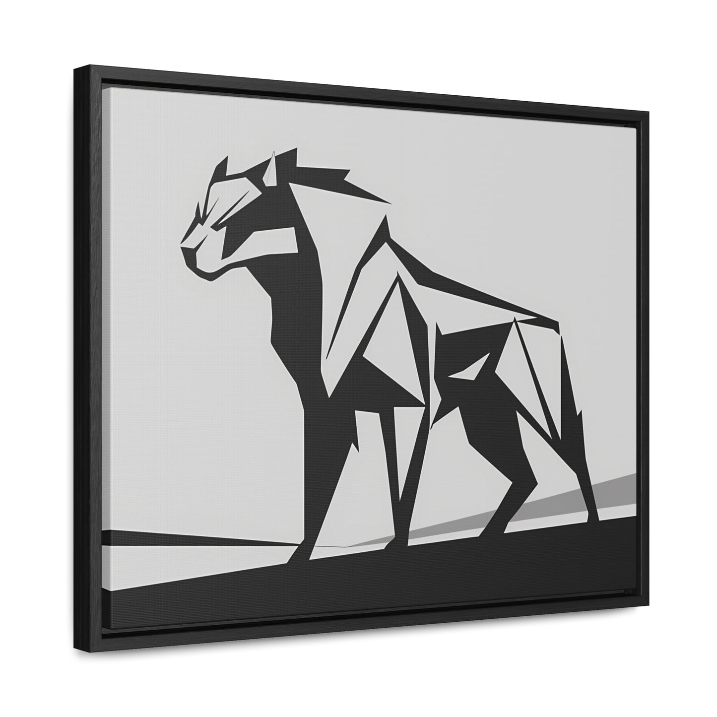 Geometric Beast - Gallery Canvas Wraps, Horizontal Frame