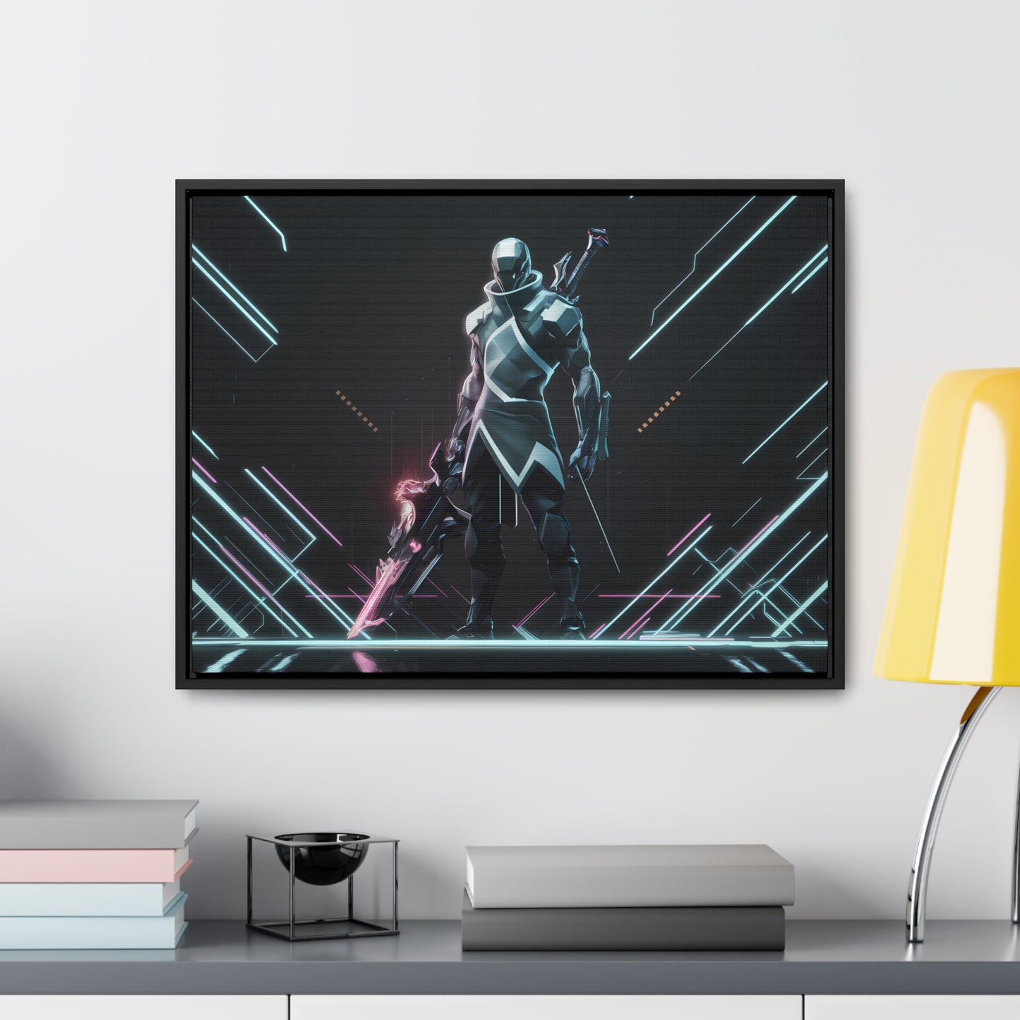 Cybernetic Vanguard - Gallery Canvas Wraps, Horizontal Frame