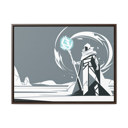 Mage of the Frozen Wastes - Gallery Canvas Wraps, Horizontal Frame