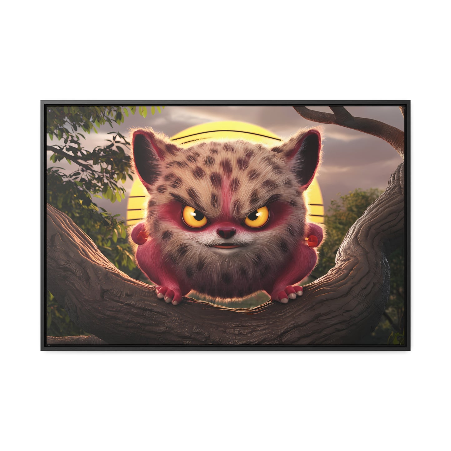 Guardian of the Sunset Forest - Gallery Canvas Wraps, Horizontal Frame