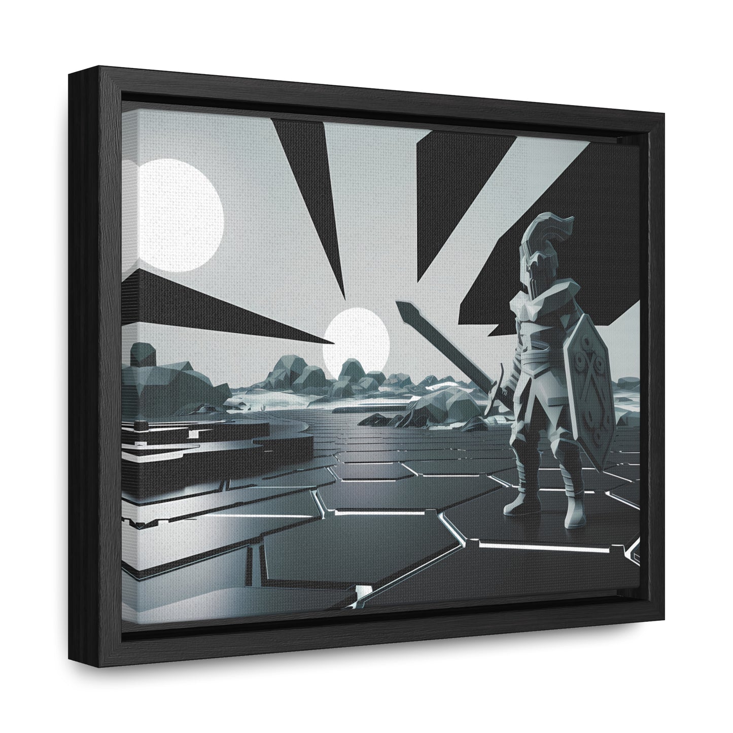 Guardian of the Twin Suns - Gallery Canvas Wraps, Horizontal Frame