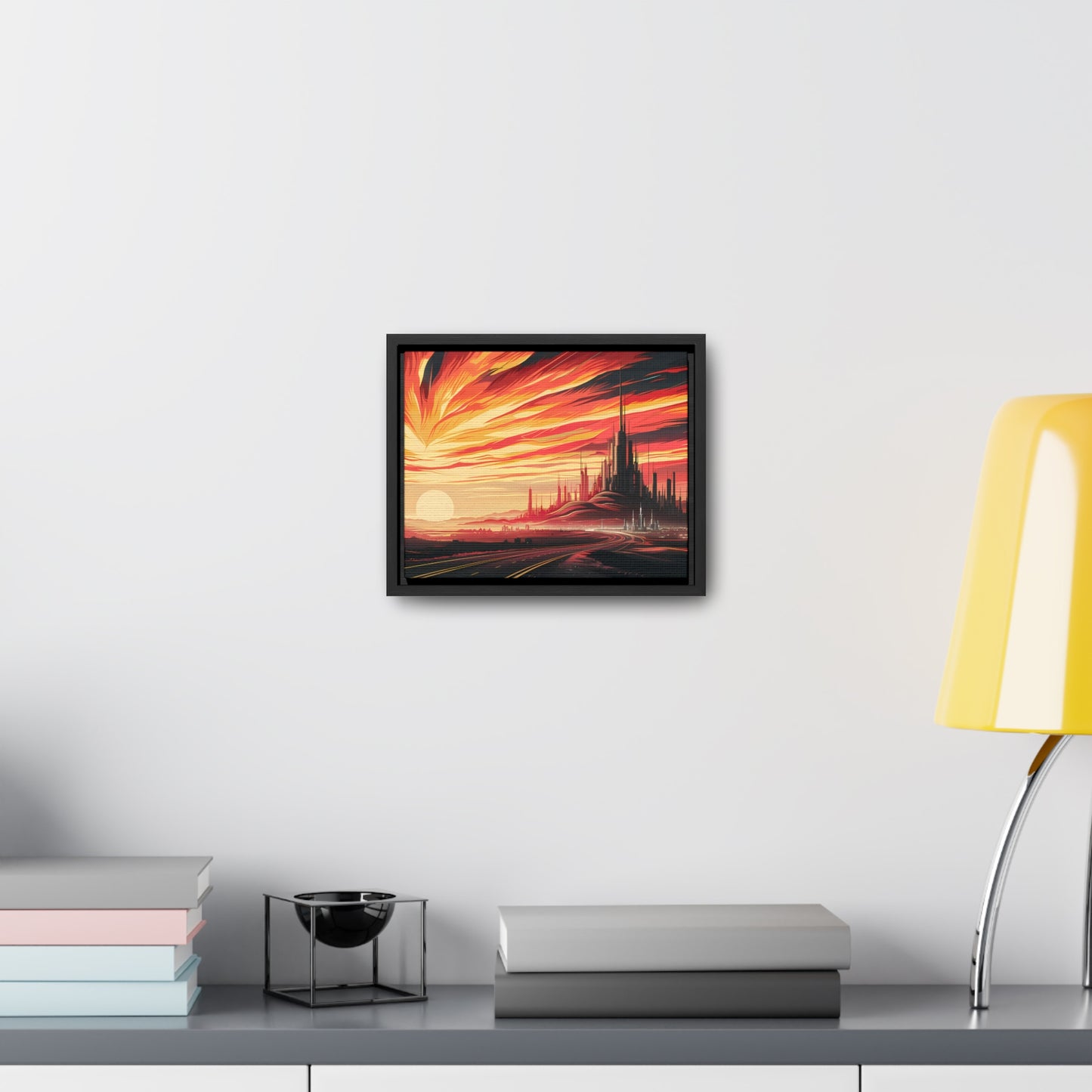 Twilight of the Metropolis - Gallery Canvas Wraps, Horizontal Frame