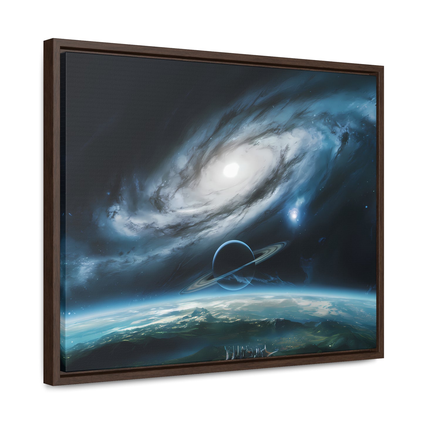 Celestial Spiral - Gallery Canvas Wraps, Horizontal Frame