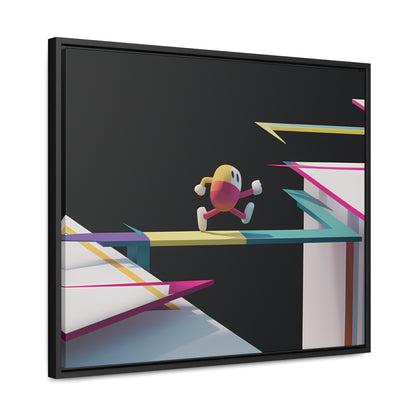 "Leaping Through Dimensions" - Gallery Canvas Wraps, Horizontal Frame