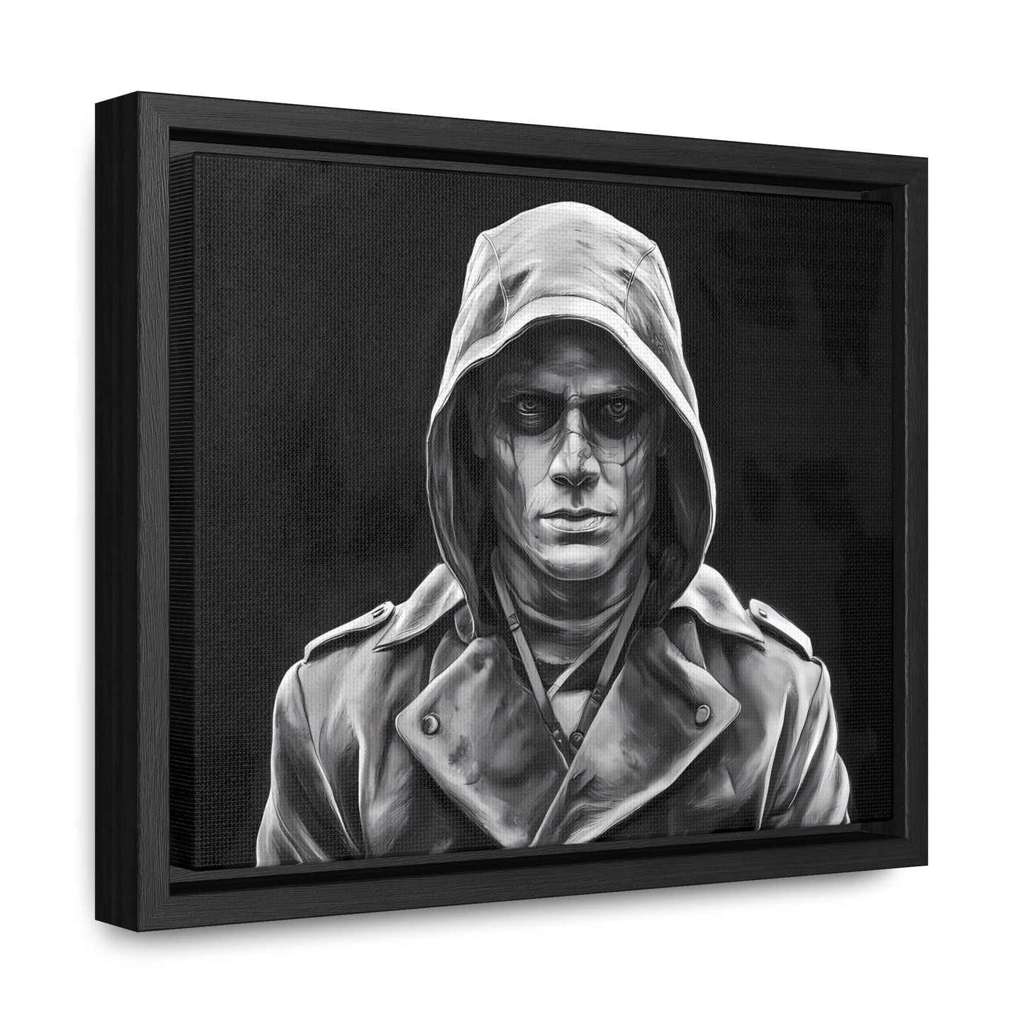 The Shadowed Sentinel - Gallery Canvas Wraps, Horizontal Frame