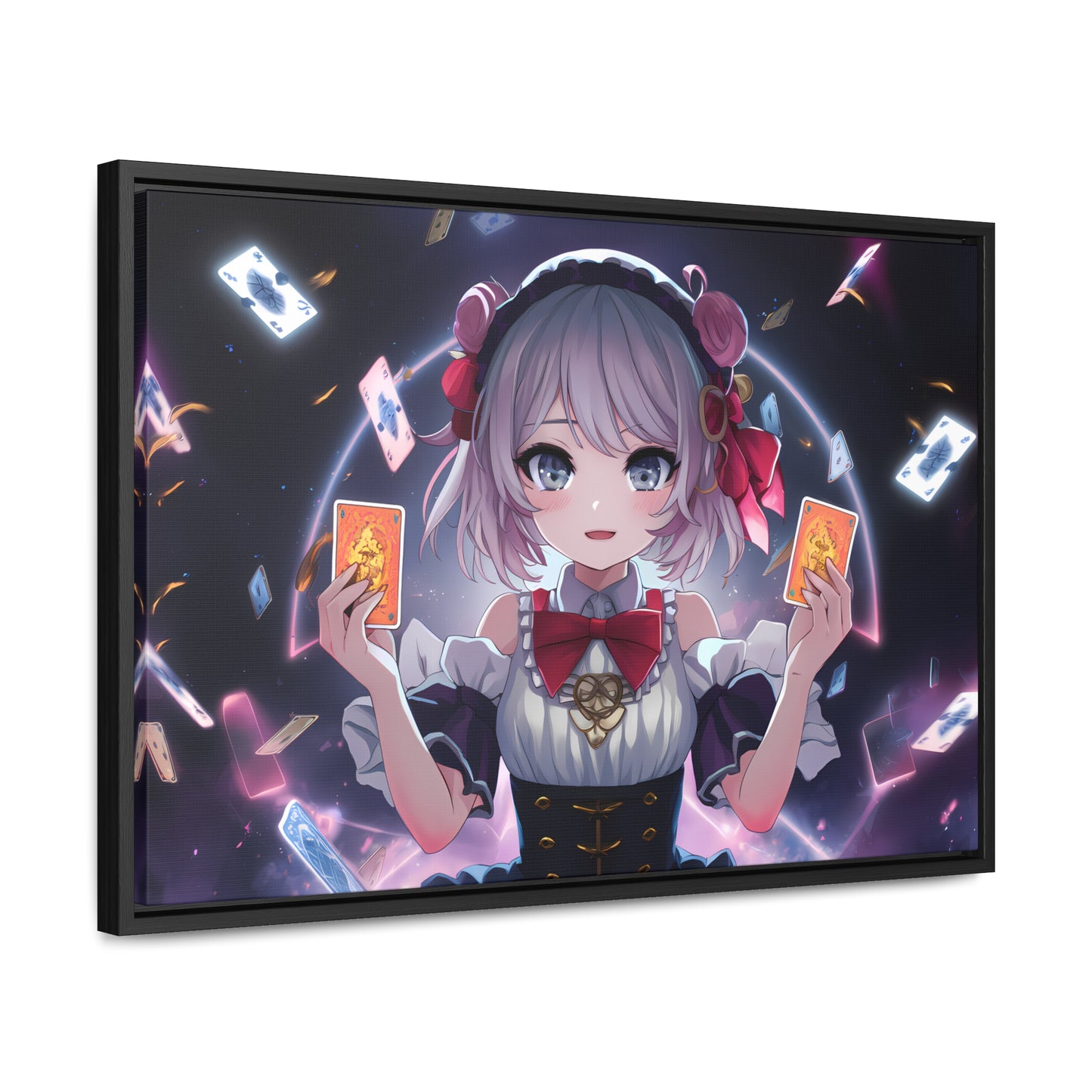 "Arcane Card Mastery" - Gallery Canvas Wraps, Horizontal Frame