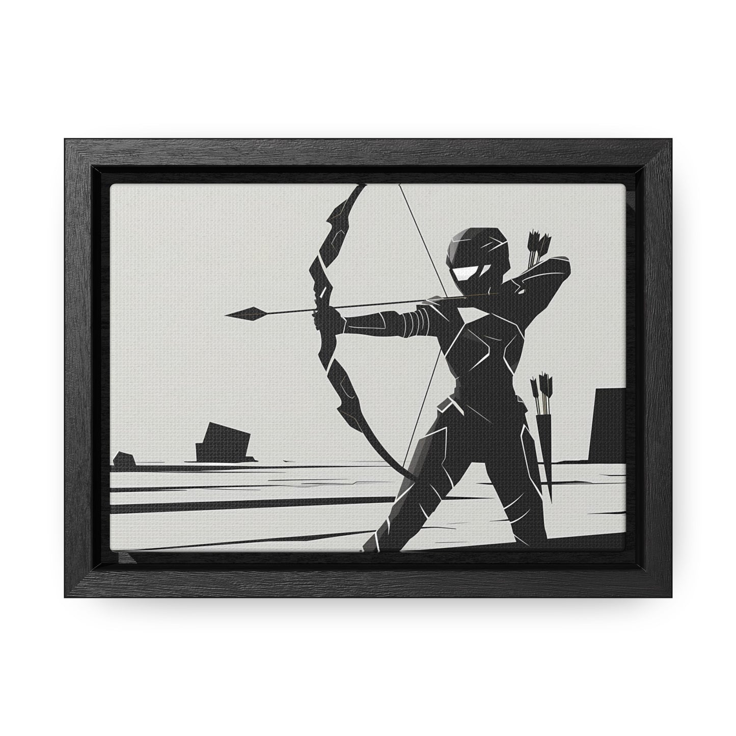 Silent Hunter - Gallery Canvas Wraps, Horizontal Frame