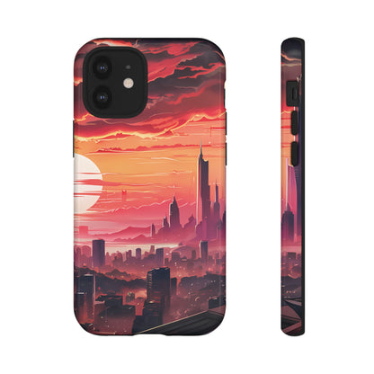 Anime City at Dawn - Smartphone Tough Cases