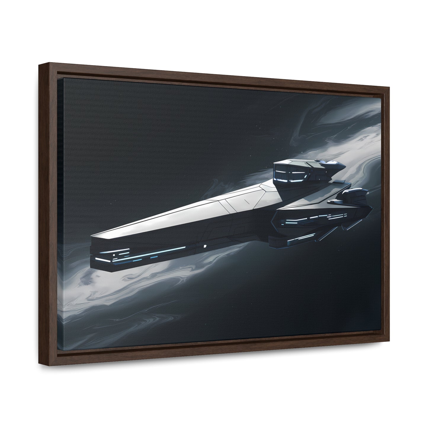 Starship of the Void - Gallery Canvas Wraps, Horizontal Frame