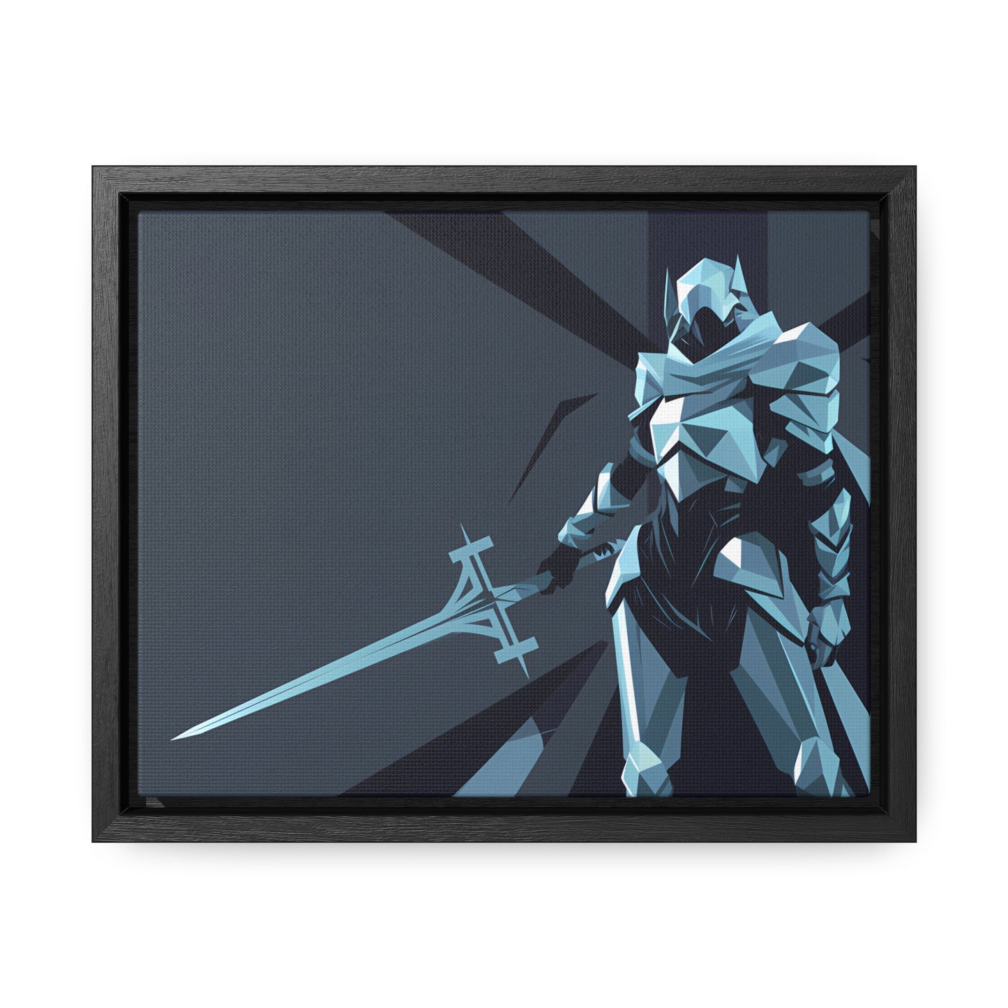 Knight of the Shattered Realm - Gallery Canvas Wraps, Horizontal Frame