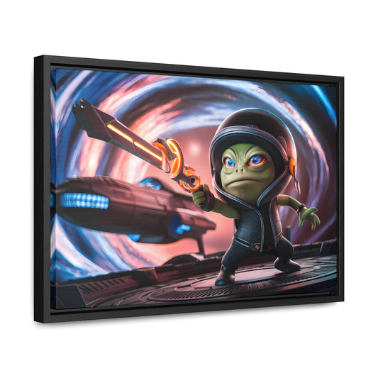 Galactic Guardian: Defender of the Stars - Gallery Canvas Wraps, Horizontal Frame