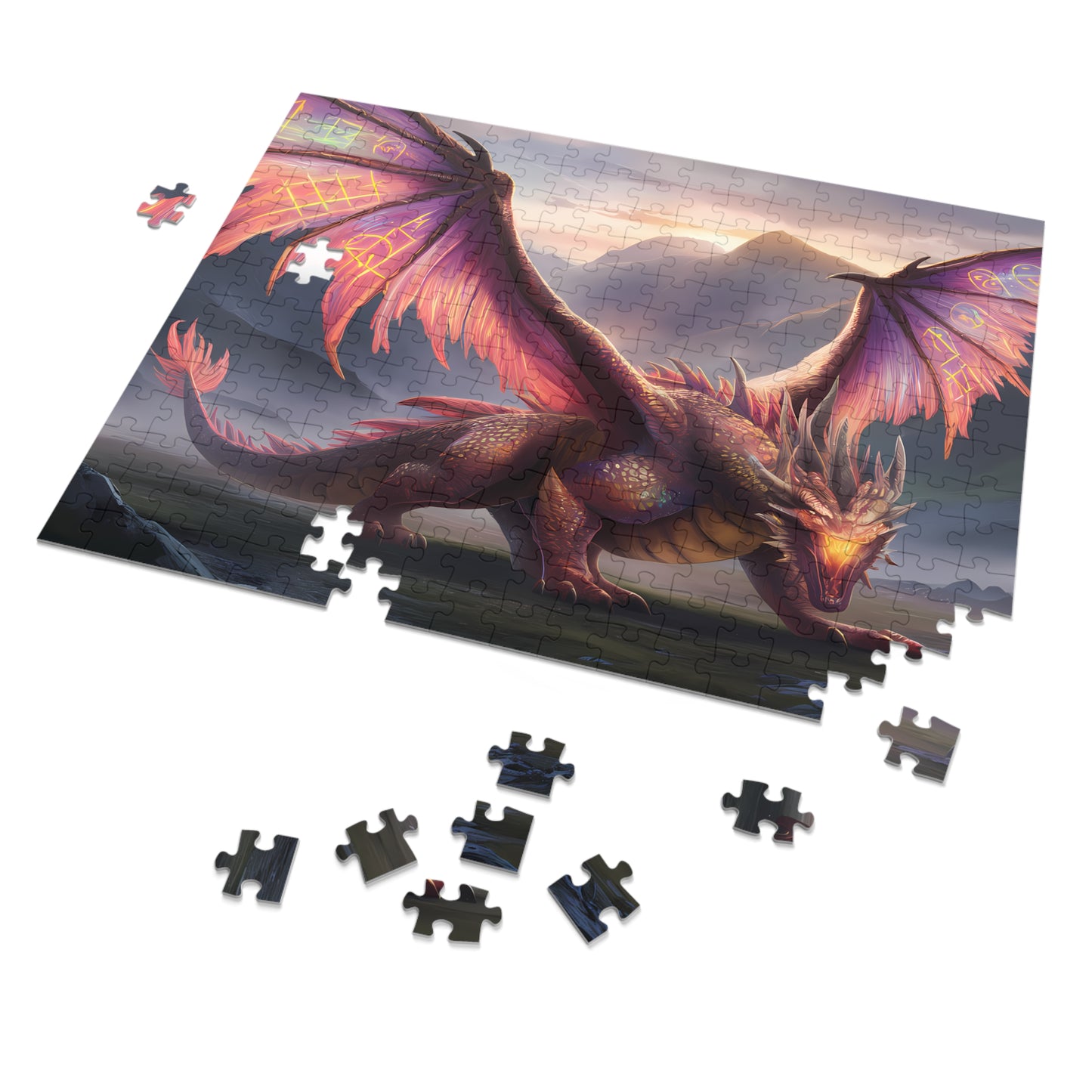 Eclipse of the Arcane Wyrm - Jigsaw Puzzle (30, 110, 252, 500,1000-Piece)