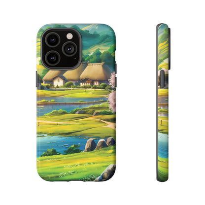 Idyllic Anime Village - Smartphone Tough Cases