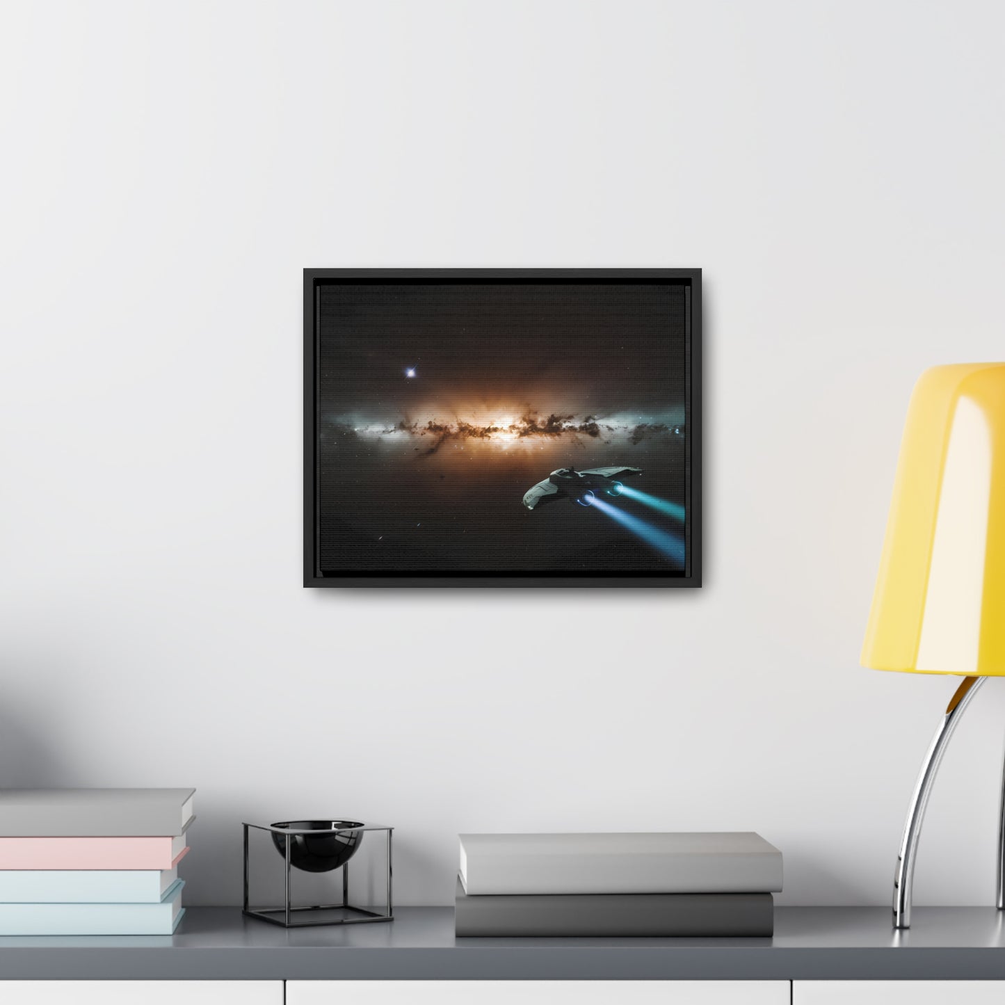 Voyage Through the Cosmic Abyss - Gallery Canvas Wraps, Horizontal Frame