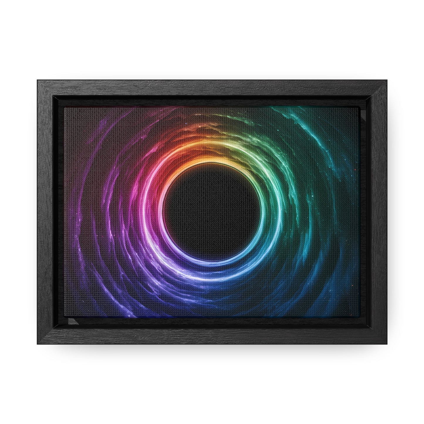 Cosmic Vortex of Light - Gallery Canvas Wraps, Horizontal Frame