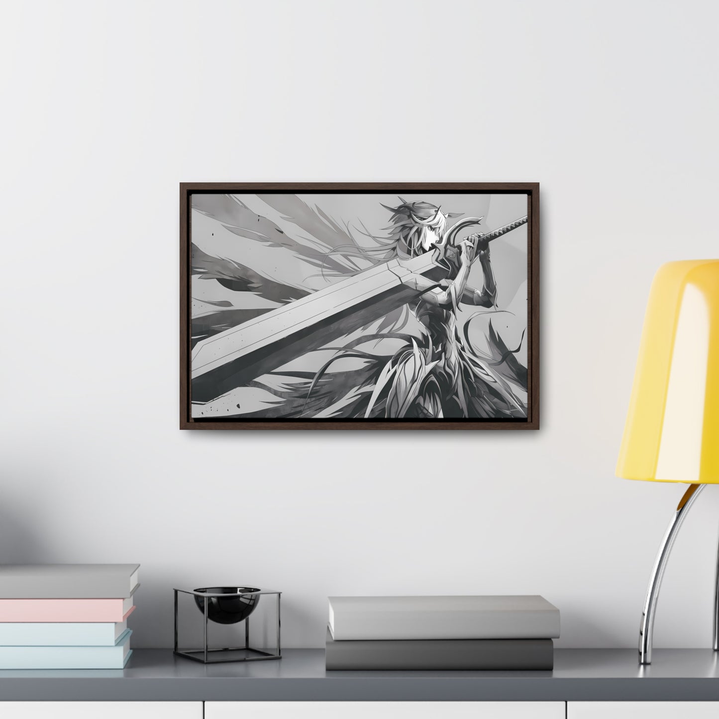 Eclipse of the Blade - Gallery Canvas Wraps, Horizontal Frame