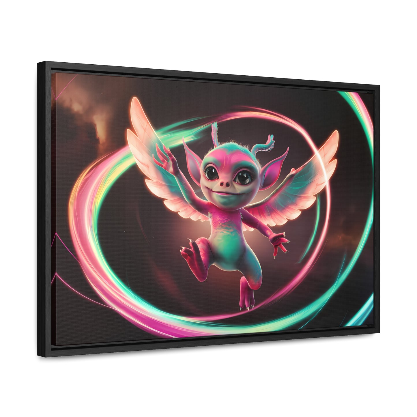 Wings of Radiant Joy - Gallery Canvas Wraps, Horizontal Frame