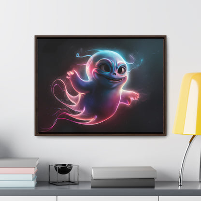 Neon Ghostling - Gallery Canvas Wraps, Horizontal Frame