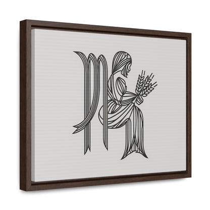 Virgo Lines - Gallery Canvas Wraps, Horizontal Frame