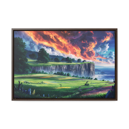 Edge of the Burning Sky - Gallery Canvas Wraps, Horizontal Frame