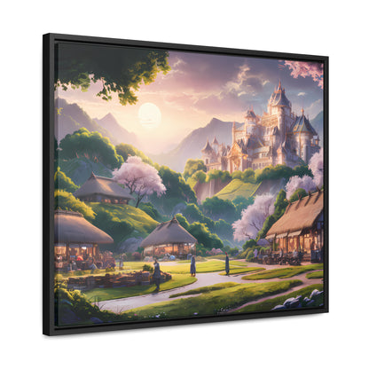 "Whispers of the Twilight Kingdom" - Gallery Canvas Wraps, Horizontal Frame