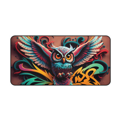 Graffiti Owl - Desk Mat