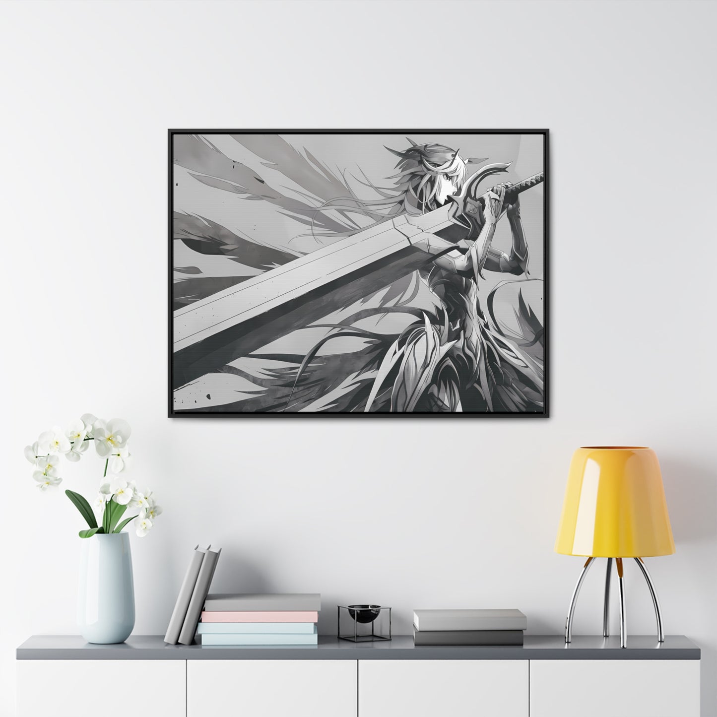 Eclipse of the Blade - Gallery Canvas Wraps, Horizontal Frame