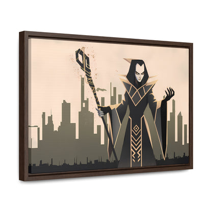 Shadow Sovereign of the Forsaken City - Gallery Canvas Wraps, Horizontal Frame