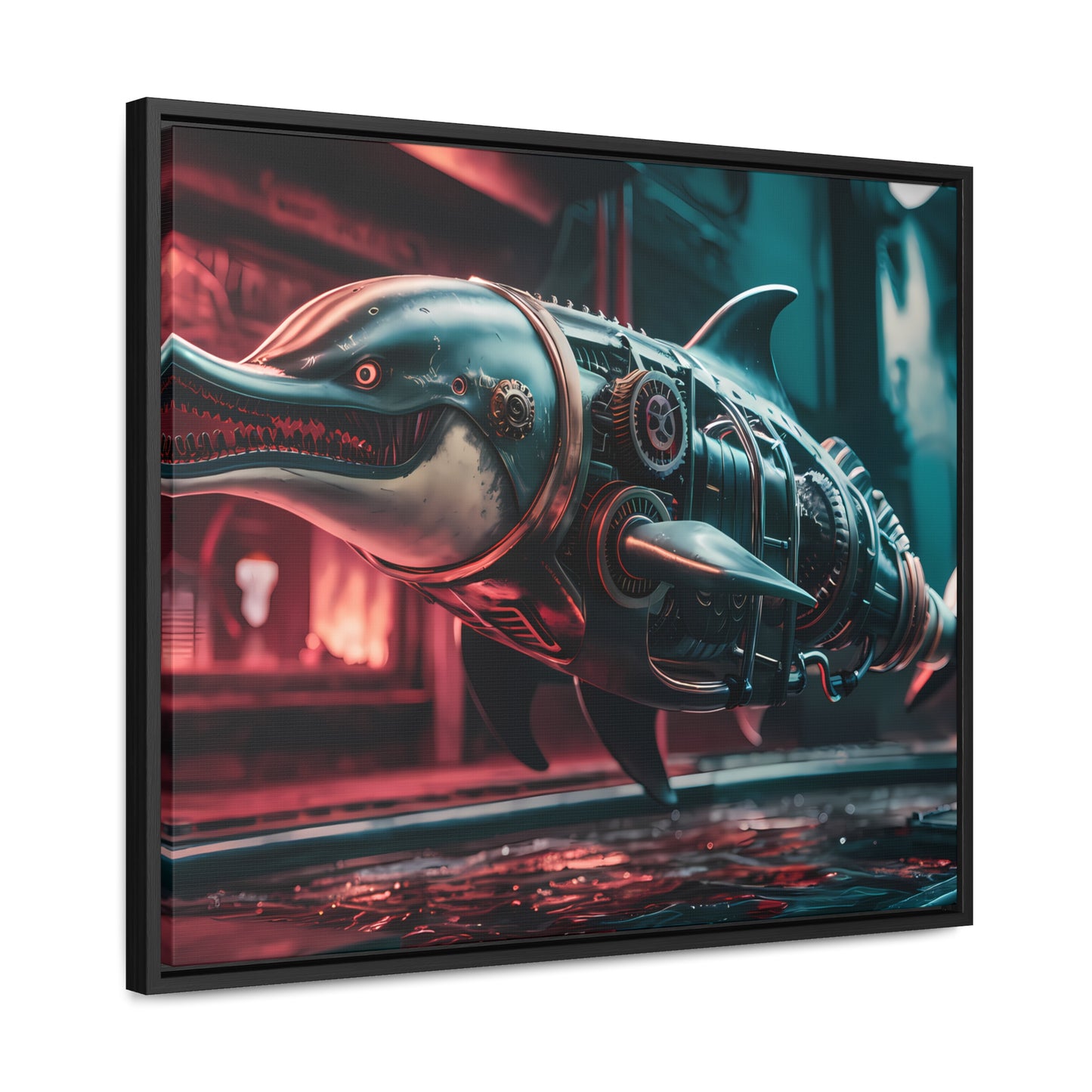 Mechanical Apex Predator - Gallery Canvas Wraps, Horizontal Frame