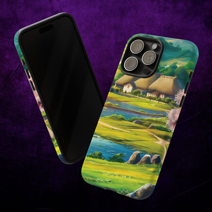 Idyllic Anime Village - Smartphone Tough Cases