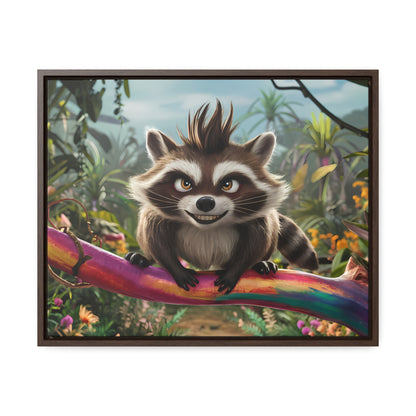 Jungle Mischief - Gallery Canvas Wraps, Horizontal Frame