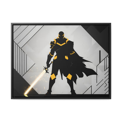 The Sentinel of Shadows - Gallery Canvas Wraps, Horizontal Frame