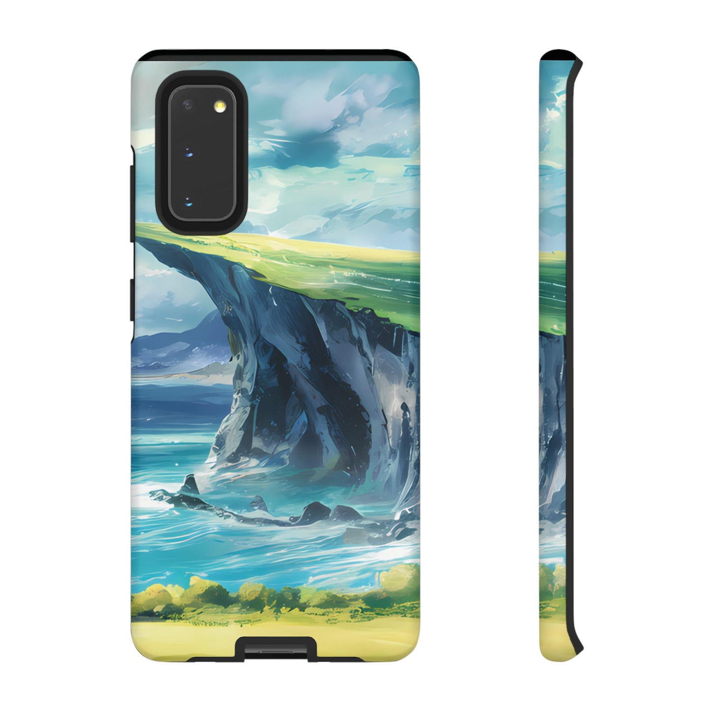 Anime Cliff by the Sea - Smartphone Tough Cases