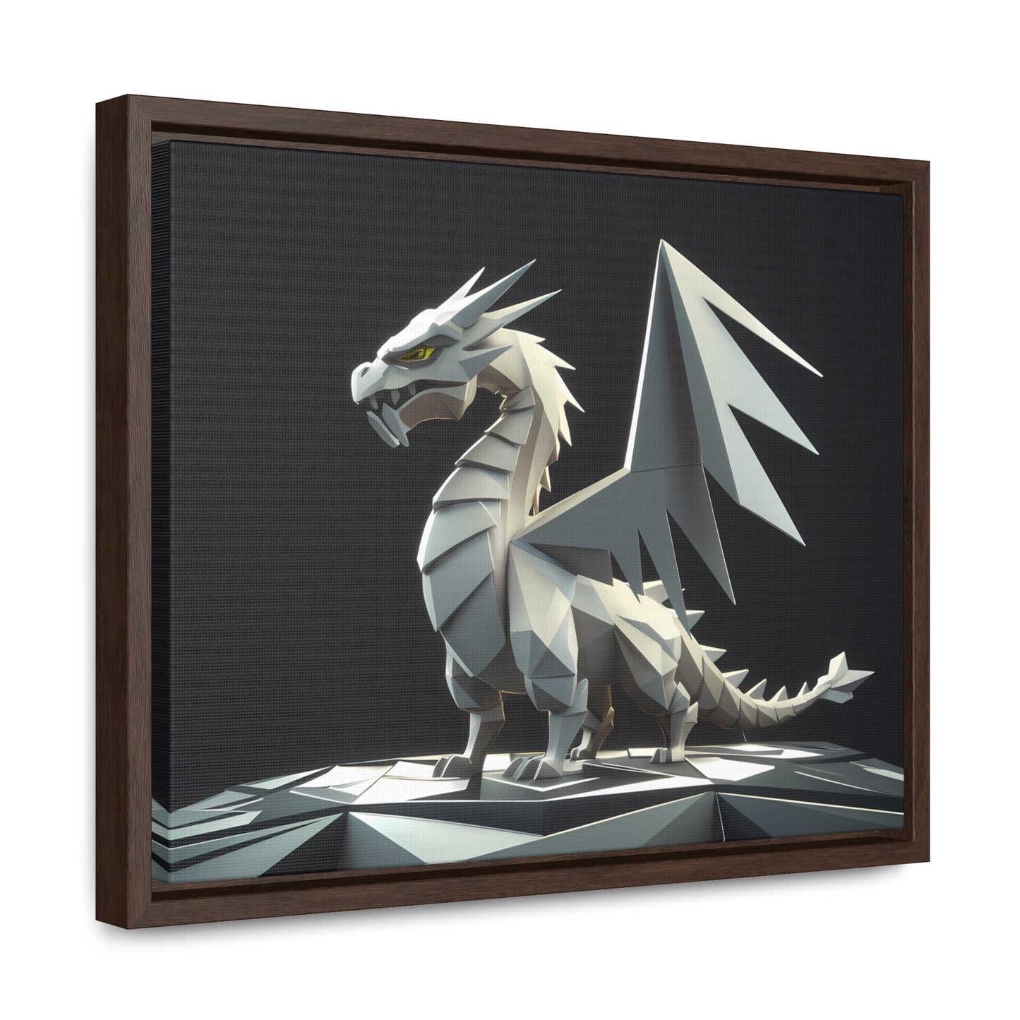 The Silver Sentinel - Gallery Canvas Wraps, Horizontal Frame