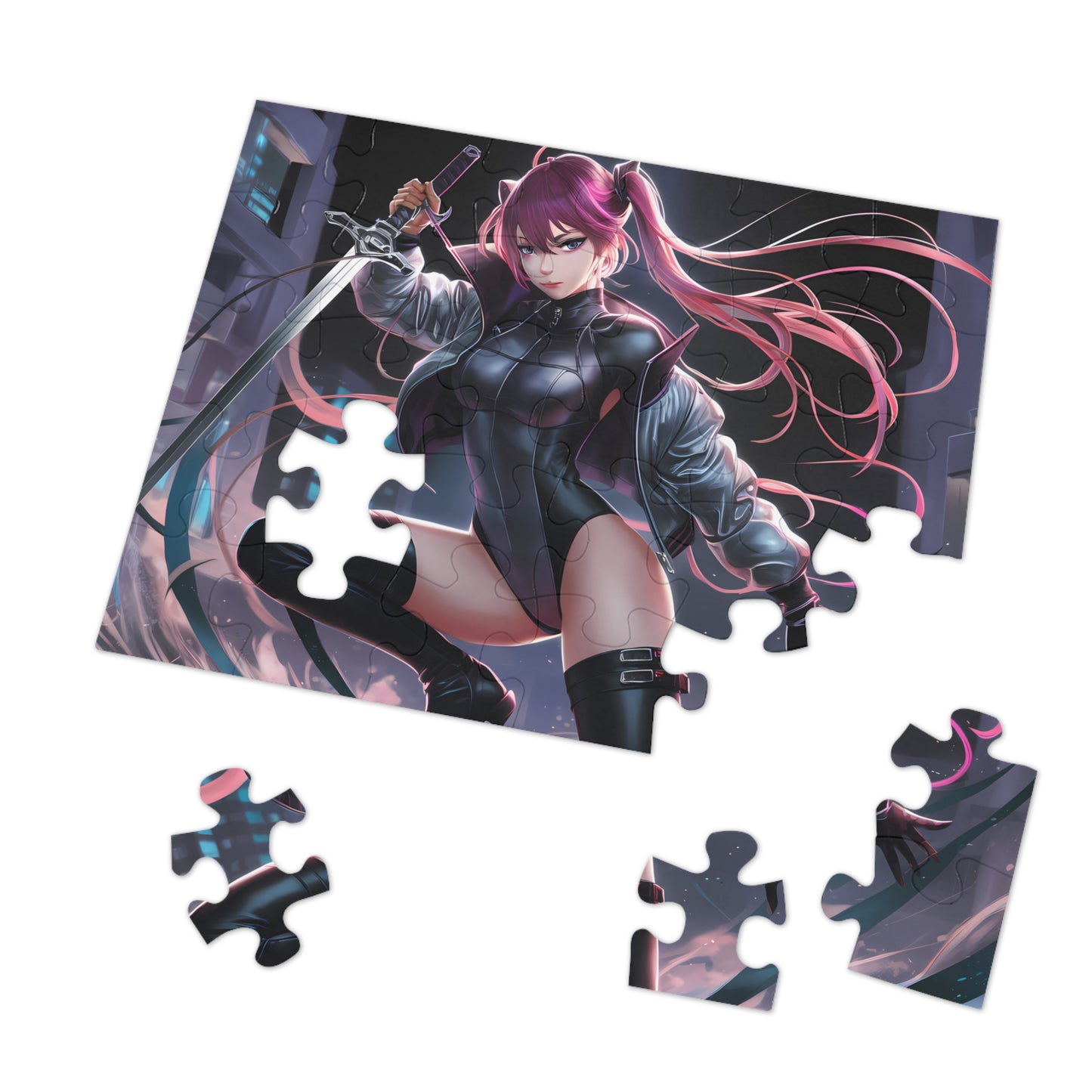 Cyber Blade Enigma - Jigsaw Puzzle (30, 110, 252, 500,1000-Piece)