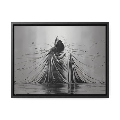 Ethereal Sentinel of the Abyss - Gallery Canvas Wraps, Horizontal Frame