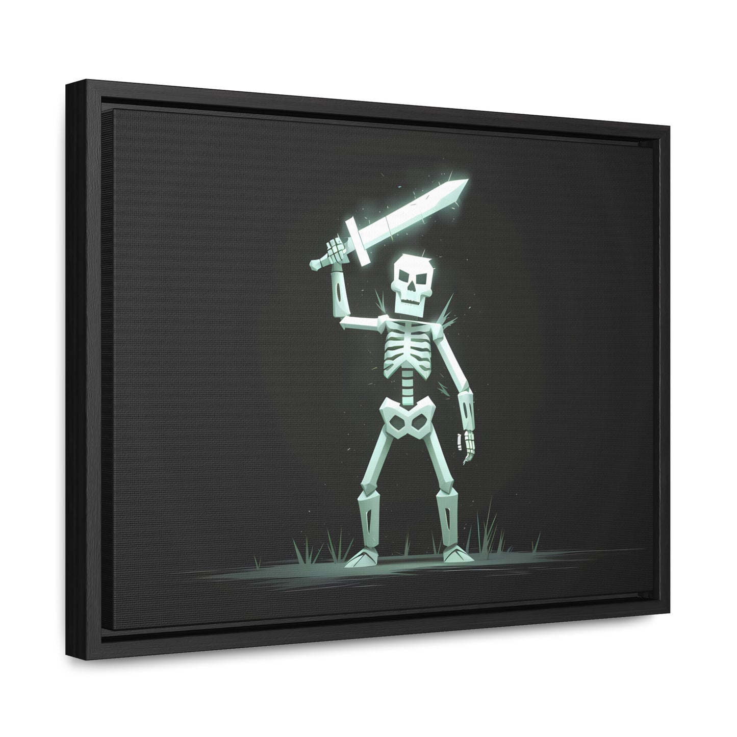 Rise of the Skeleton Warrior - Gallery Canvas Wraps, Horizontal Frame