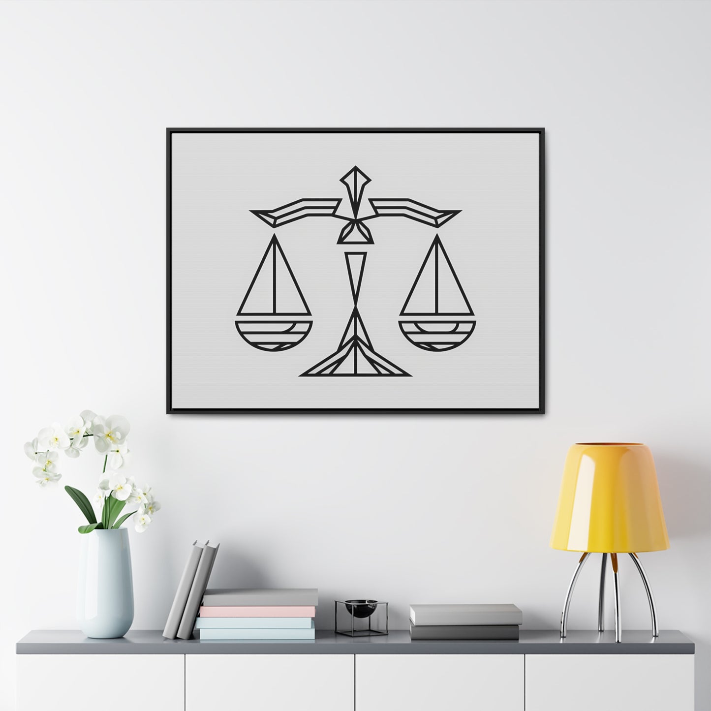 Balance of Justice - Gallery Canvas Wraps, Horizontal Frame