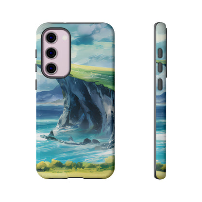 Anime Cliff by the Sea - Smartphone Tough Cases