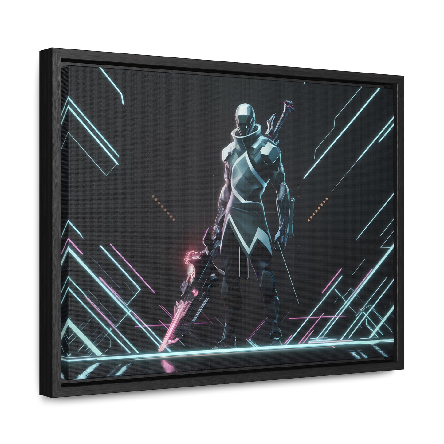 Cybernetic Vanguard - Gallery Canvas Wraps, Horizontal Frame