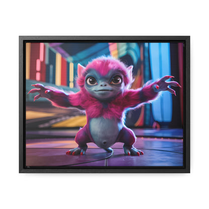 Cosmic Critter on the Dance Floor - Gallery Canvas Wraps, Horizontal Frame