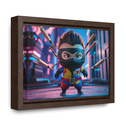 Ninja Toy Showdown - Gallery Canvas Wraps, Horizontal Frame