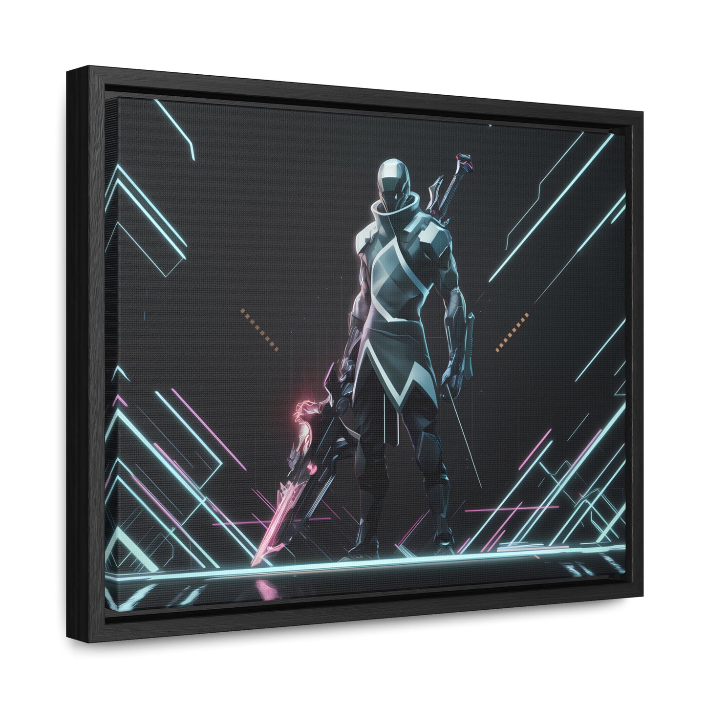 Cybernetic Vanguard - Gallery Canvas Wraps, Horizontal Frame