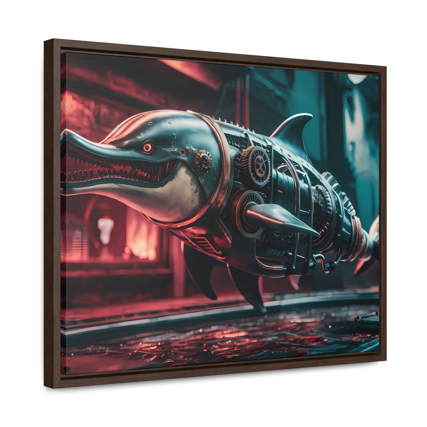 Mechanical Apex Predator - Gallery Canvas Wraps, Horizontal Frame