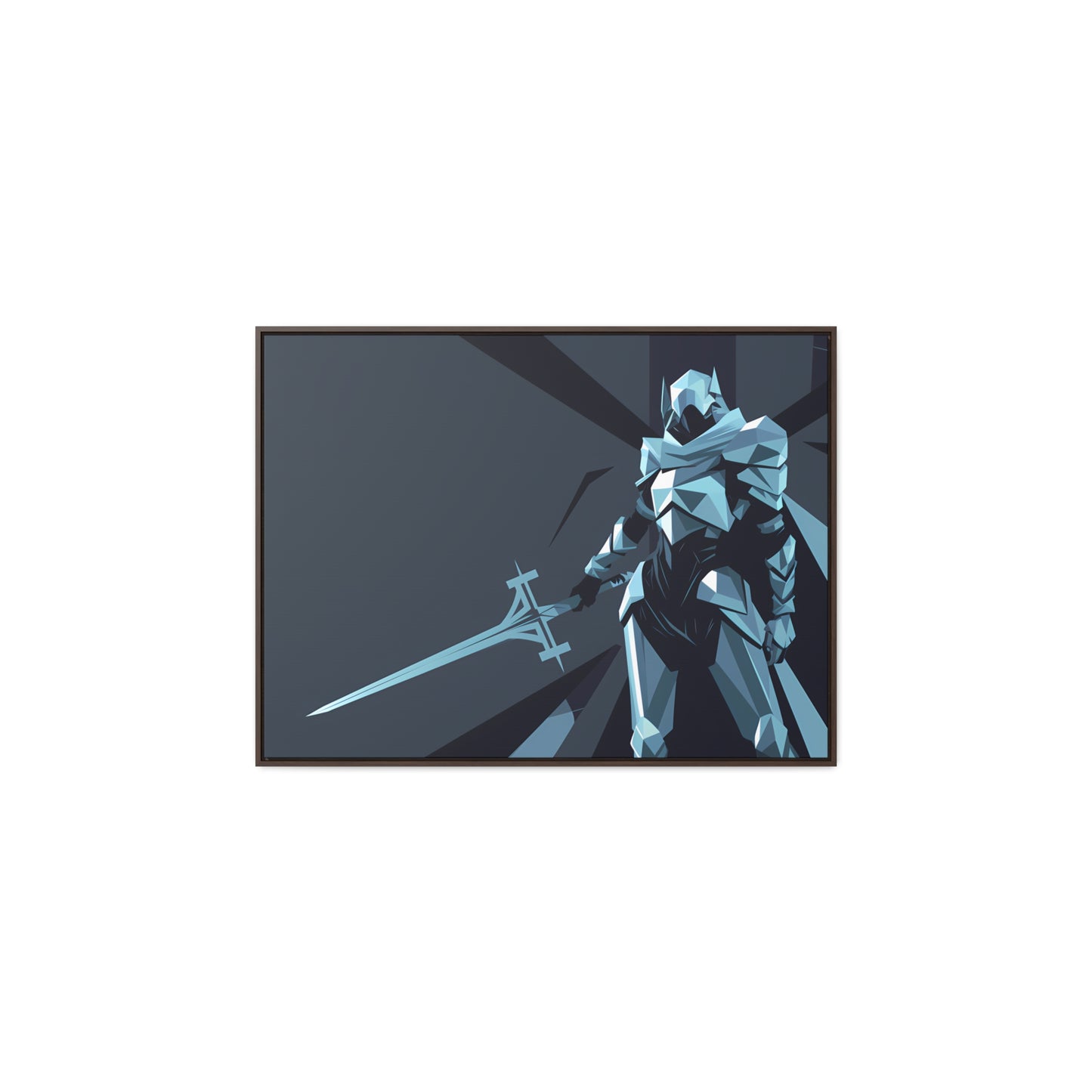 Knight of the Shattered Realm - Gallery Canvas Wraps, Horizontal Frame