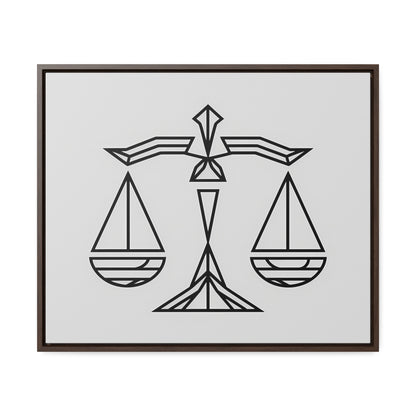 Balance of Justice - Gallery Canvas Wraps, Horizontal Frame