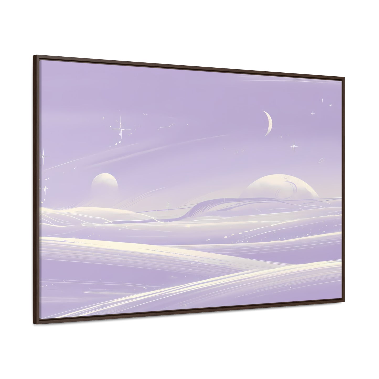 Ethereal Moonscape - Gallery Canvas Wraps, Horizontal Frame