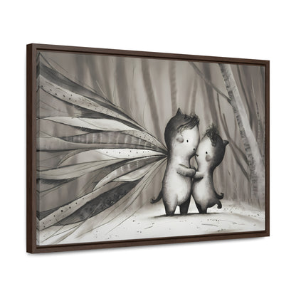 Whispers of the Forest - Gallery Canvas Wraps, Horizontal Frame